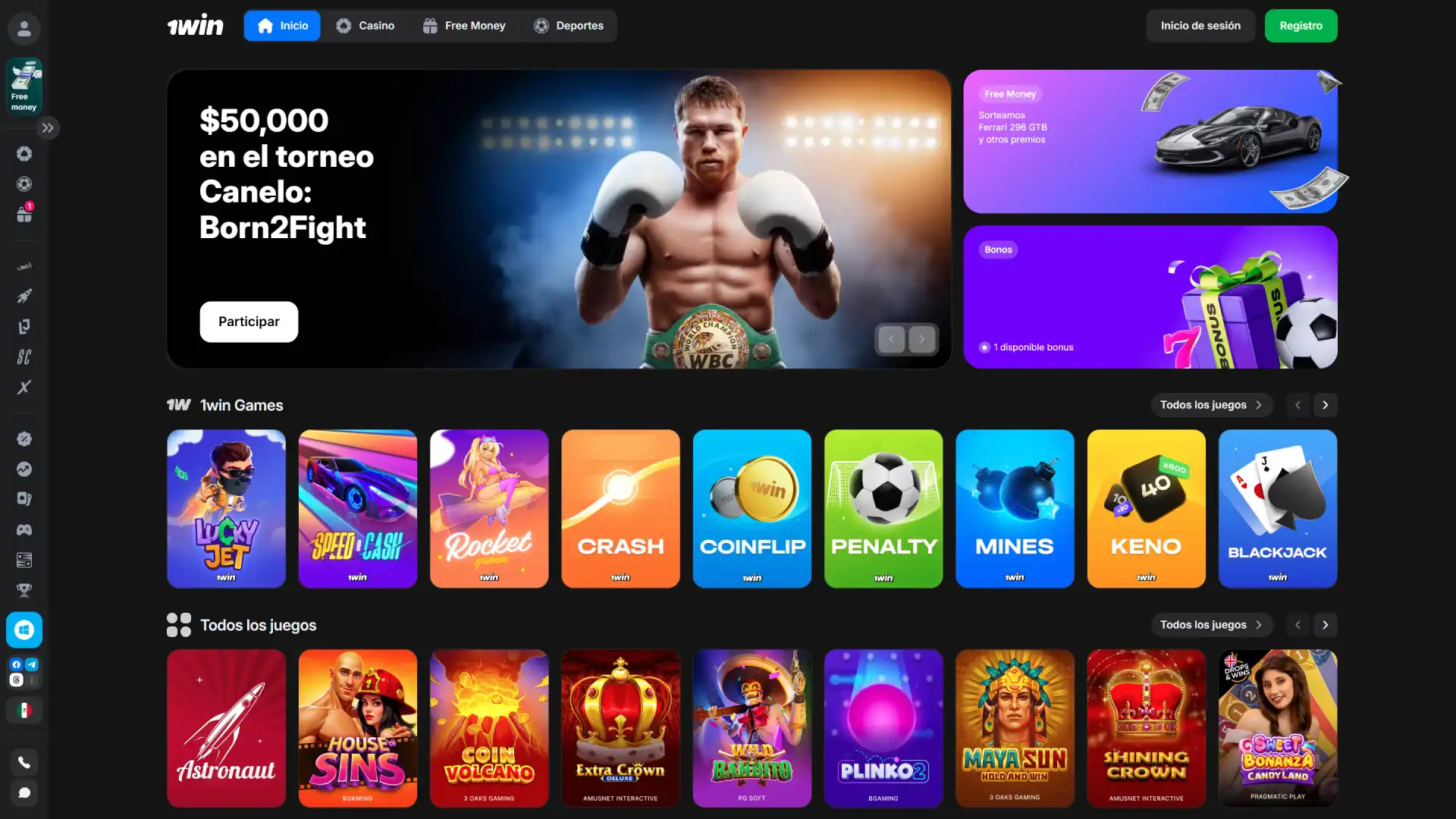 Encuentra la sección oficial de descargas de 1win para PC.