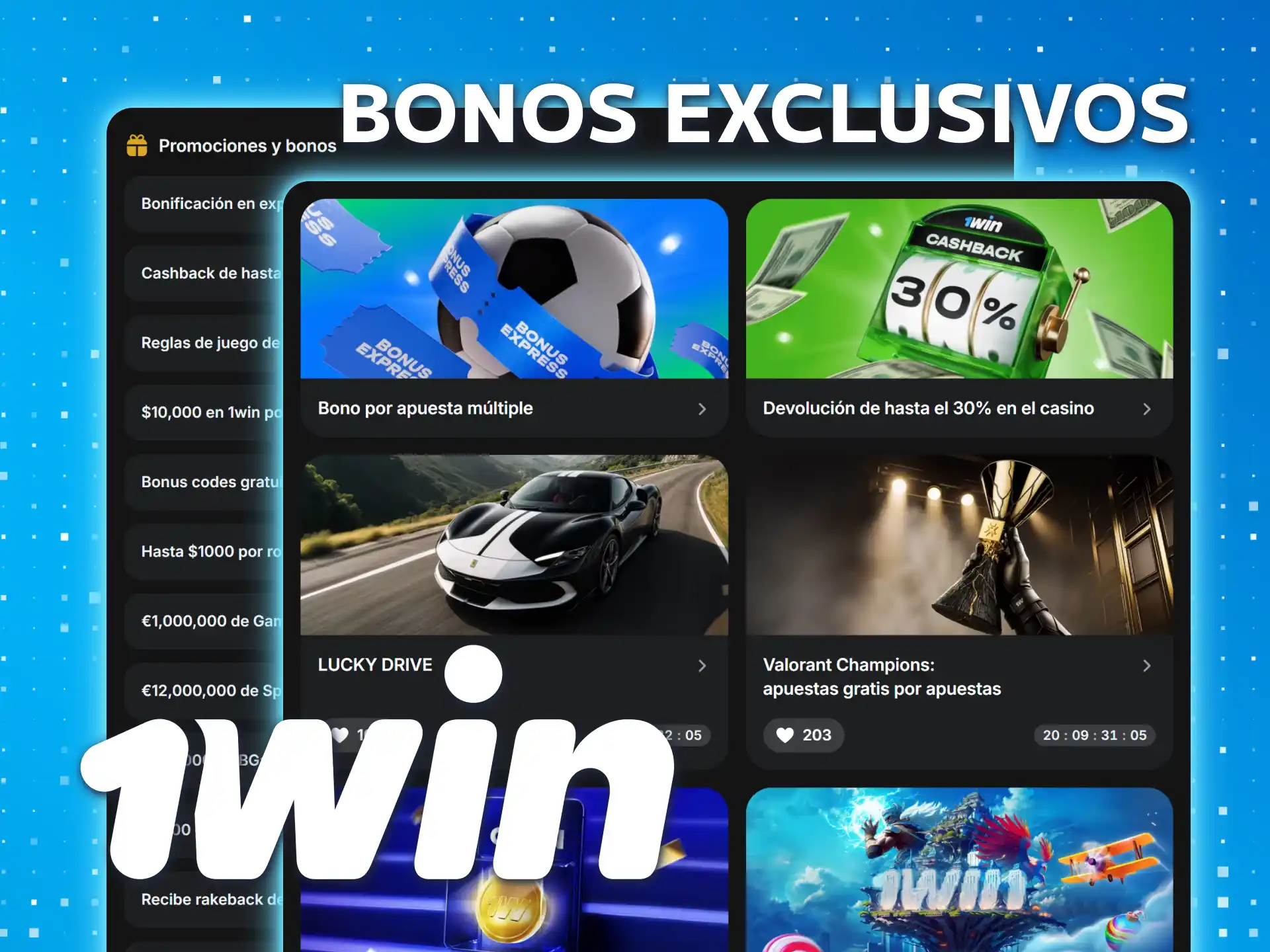 Desbloquee bonificaciones exclusivas con un código promocional especial de 1win.