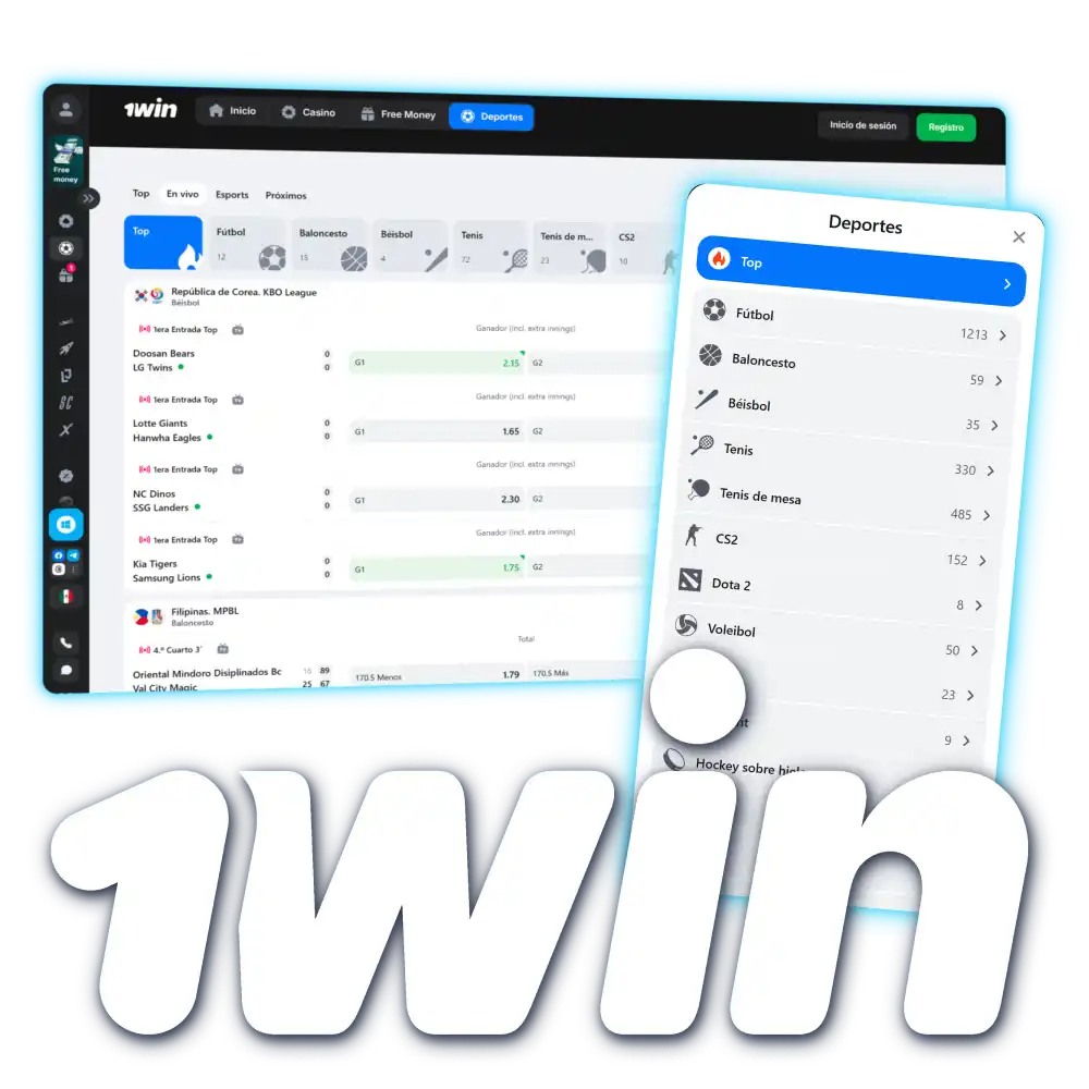 Comience a apostar en el sitio 1win en México.