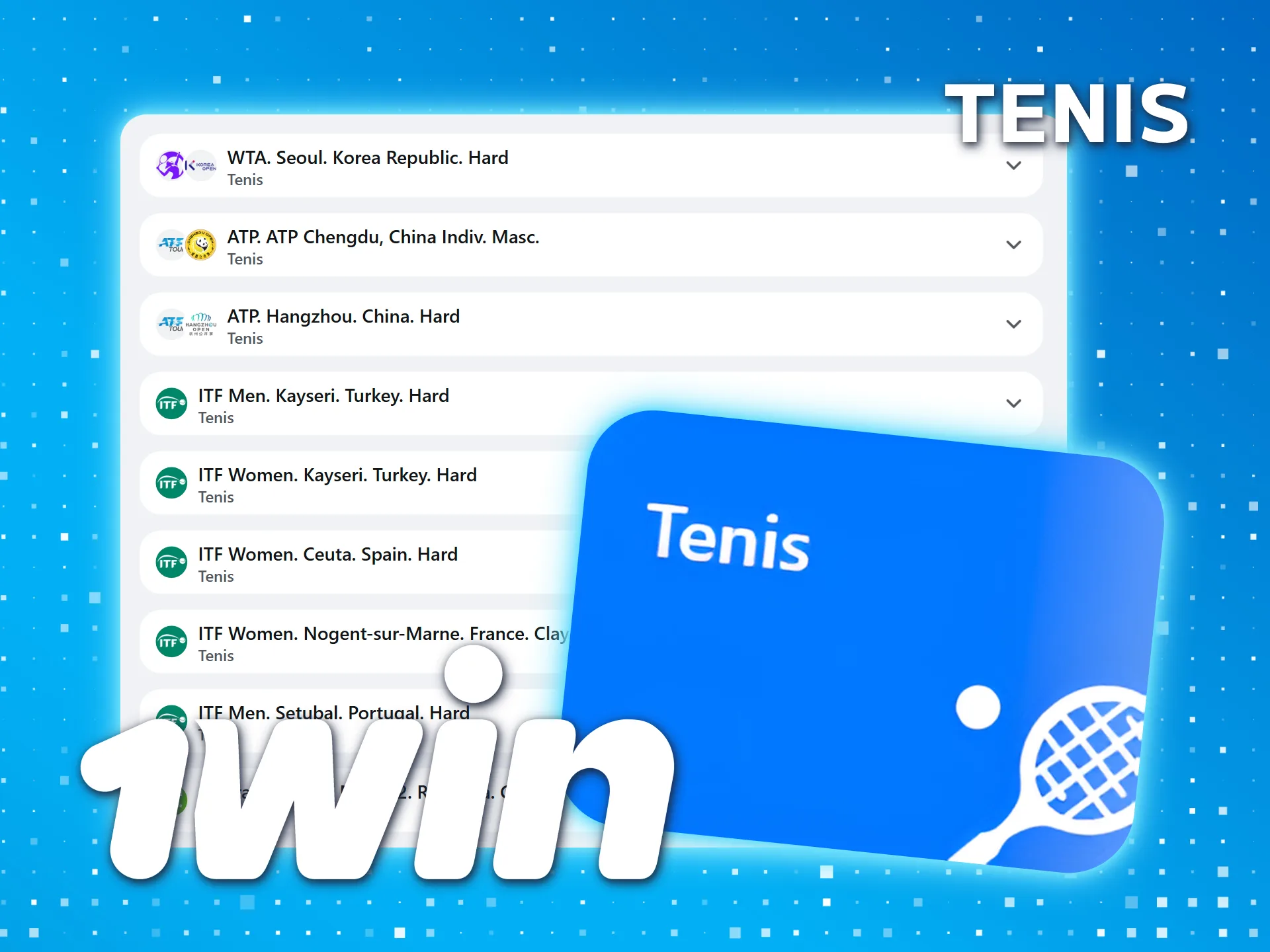 La plataforma 1win ofrece apuestas en prestigiosos torneos de tenis.