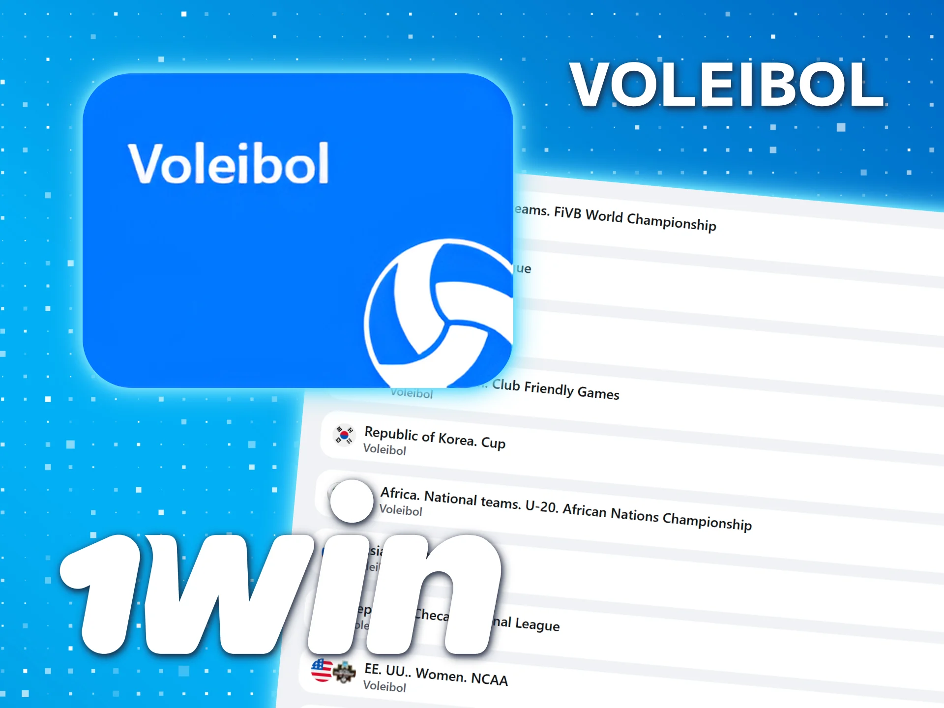 Infórmate sobre las apuestas de voleibol en 1win México.