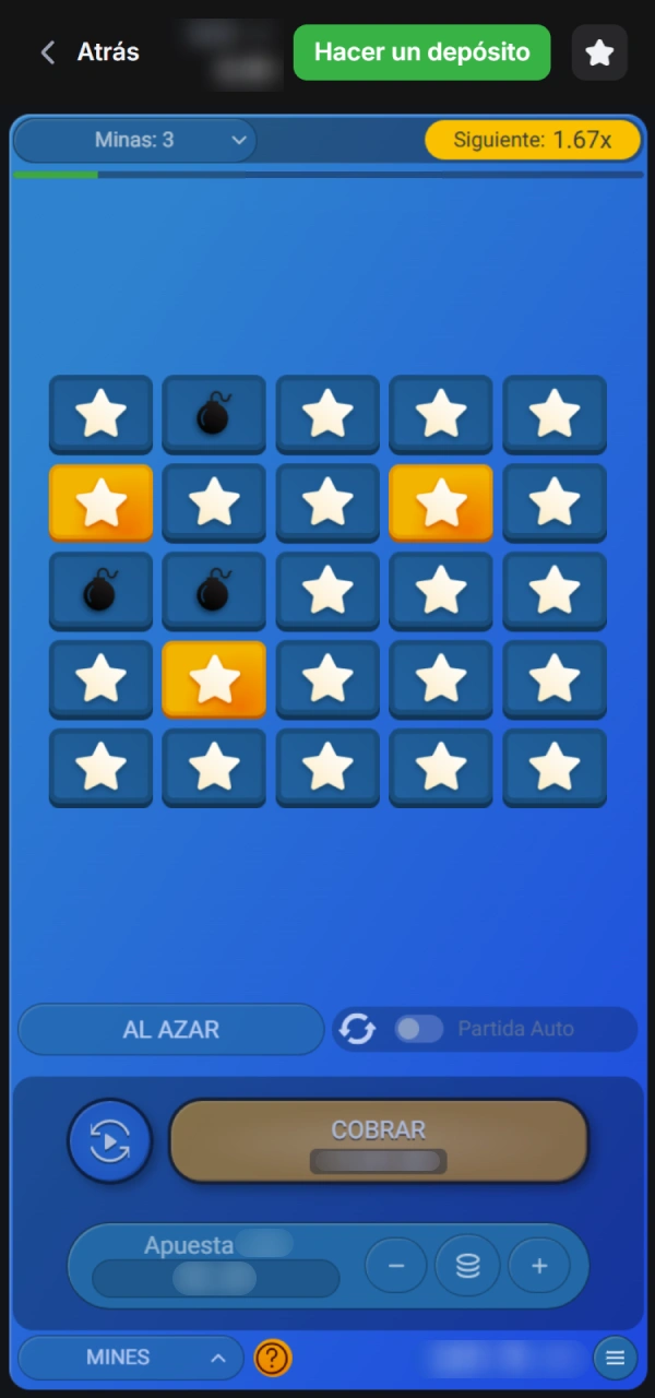 Las bombas ponen fin a la ronda de 1win México Mines.