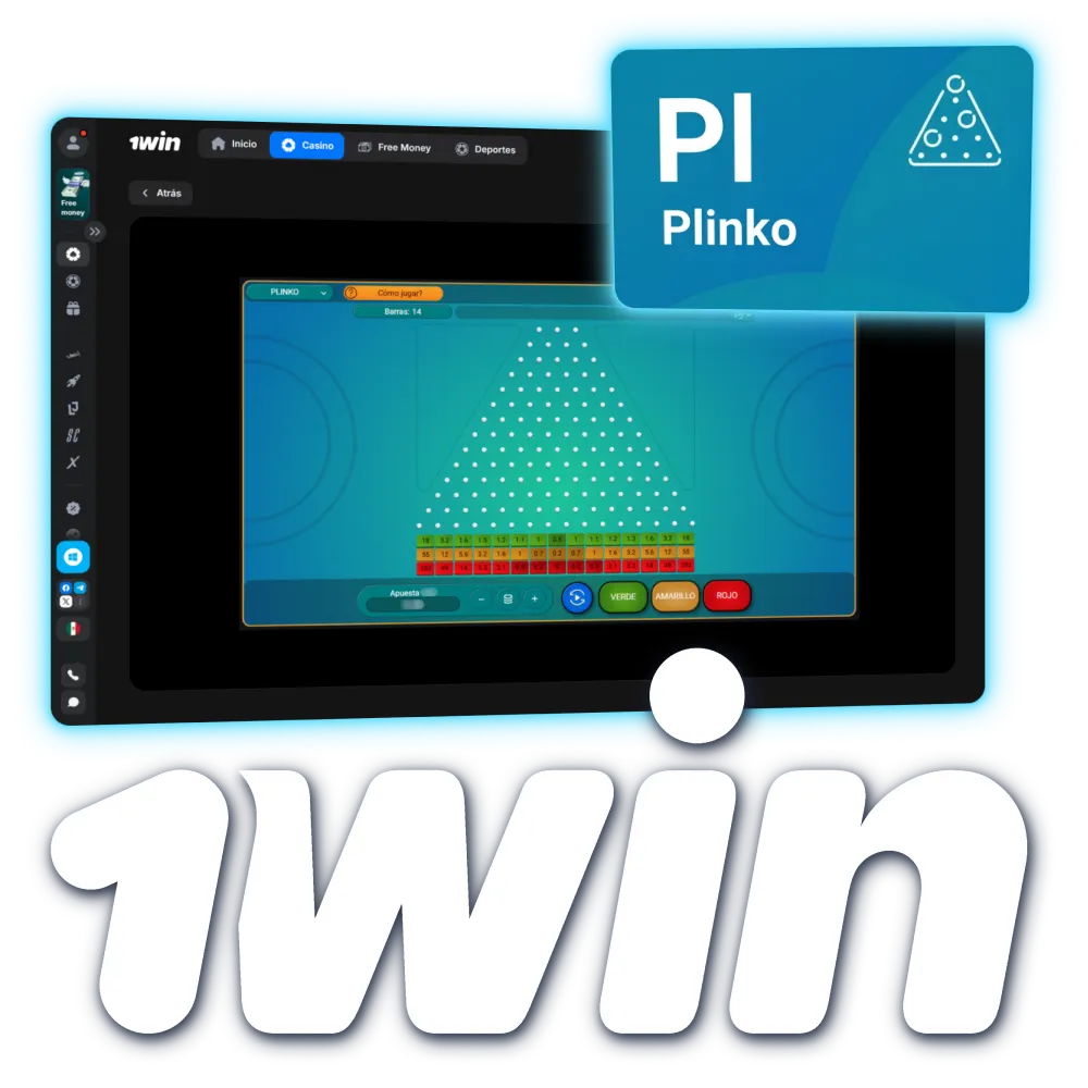 Juega al legendario juego de tragamonedas Plinko en 1win México.