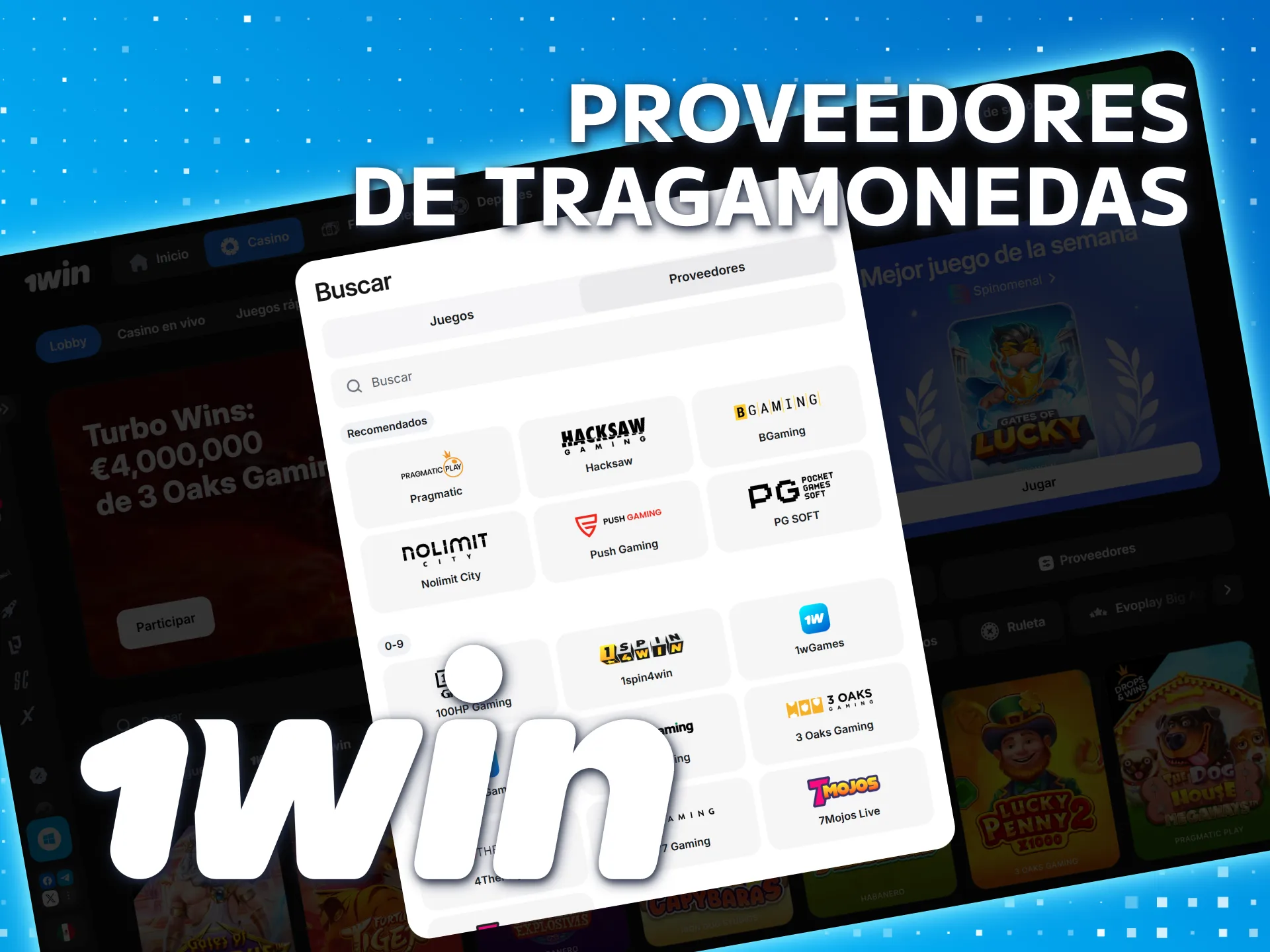 Confía solo proveedores licenciados para tu 1win México tragamonedas.